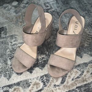UNISA Taupe Heels